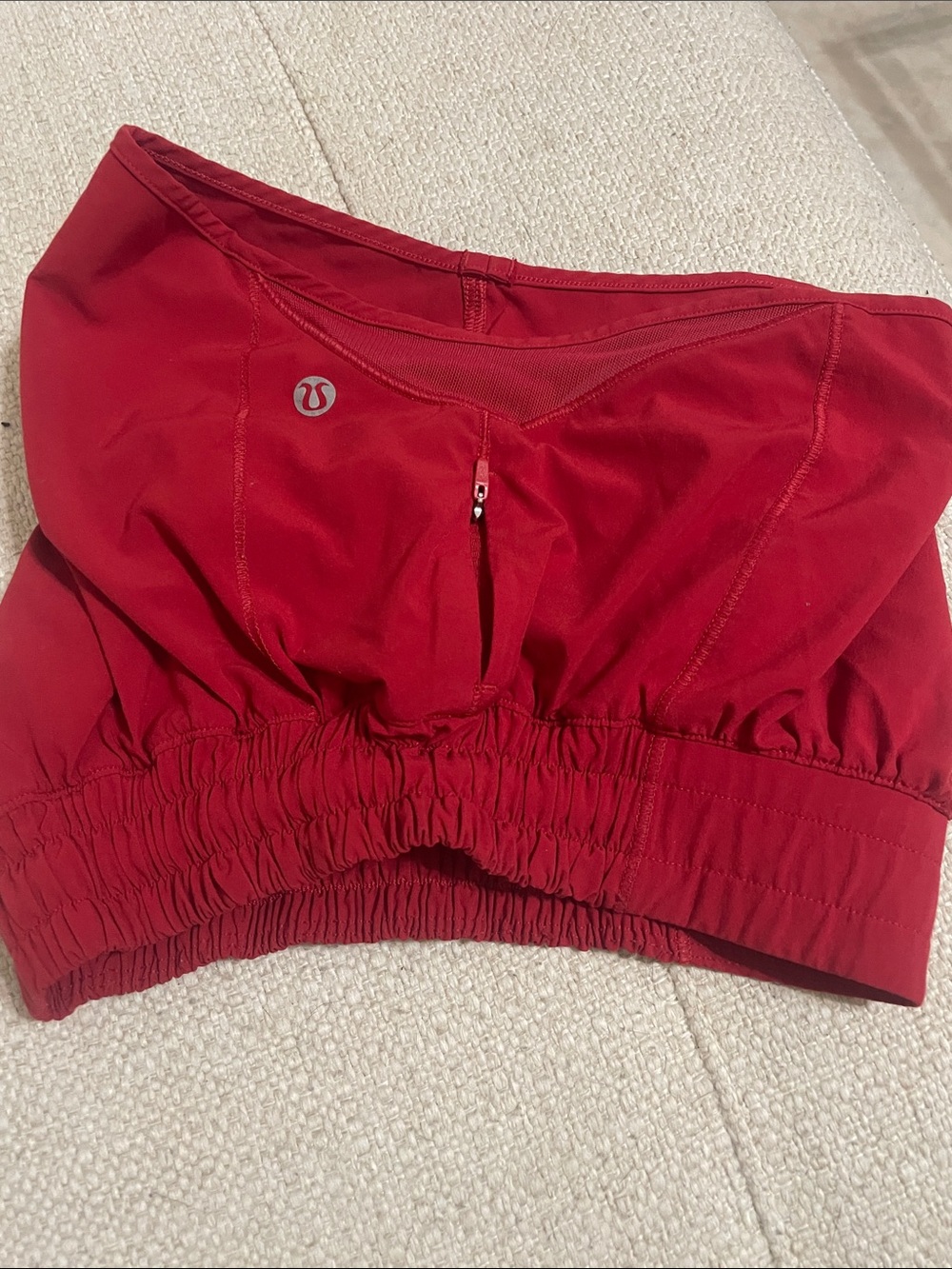 lululemon athletica Bright Red Running Shorts - Picture 2 of 6